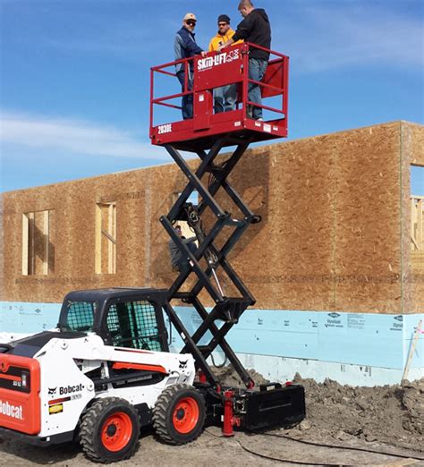 skid steer work platform|used skid lift for sale.